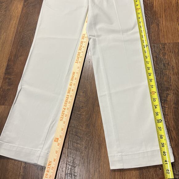 Joseph Abboud Men's Ivory Stretch Twill Cotton Dress Pants Size 32/32 - Picture 8 of 8